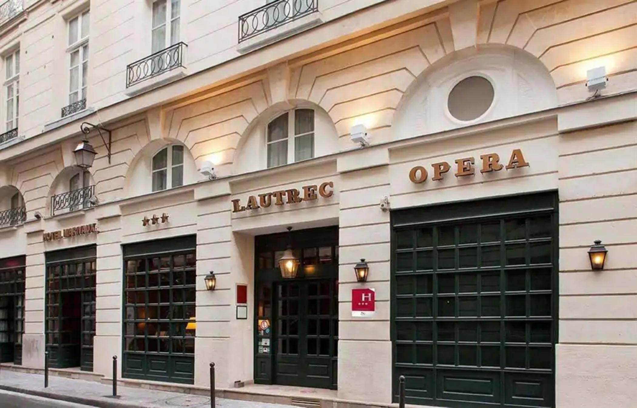 Lautrec Opera Hotell Paris Eksteriør bilde