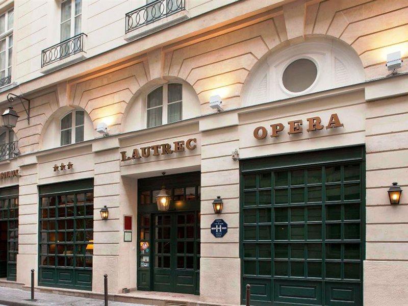 Lautrec Opera Hotell Paris Eksteriør bilde