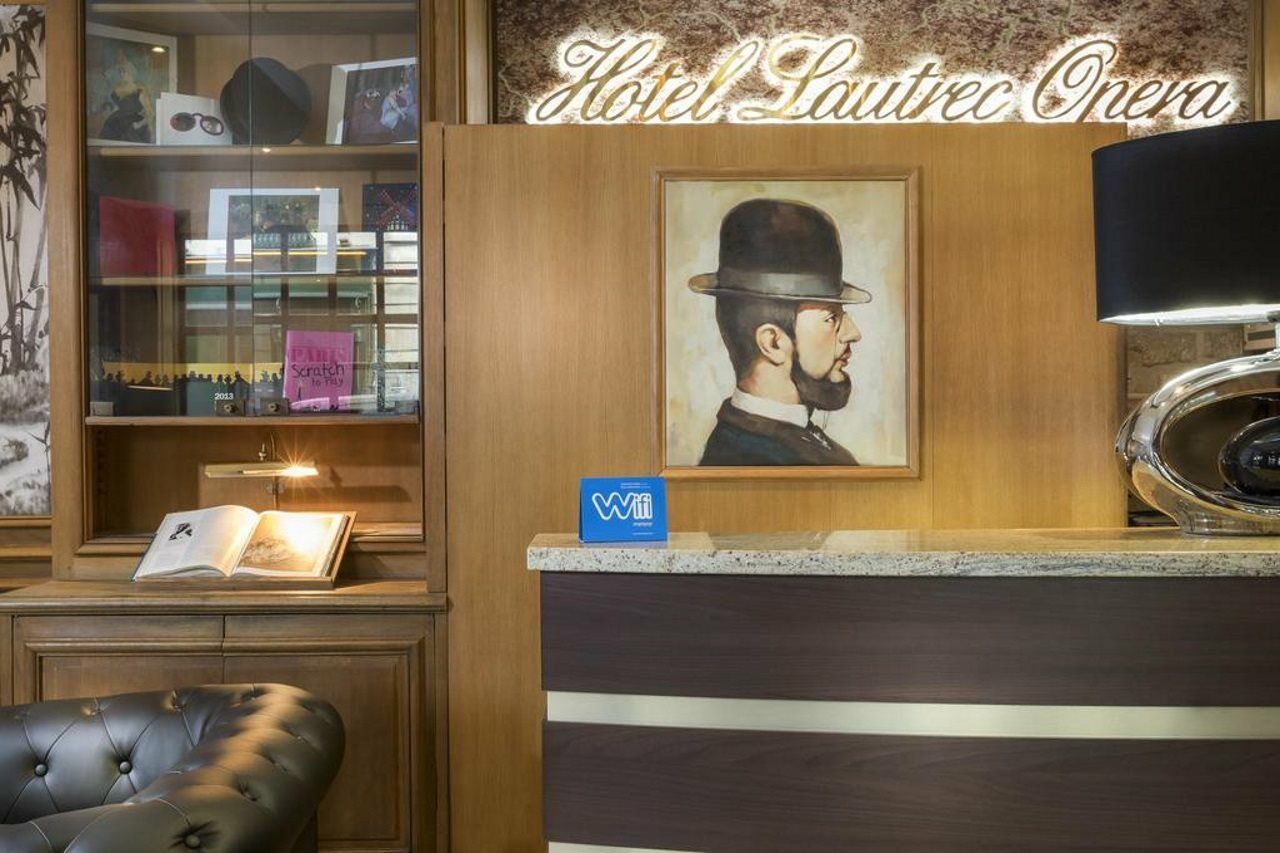 Lautrec Opera Hotell Paris Eksteriør bilde